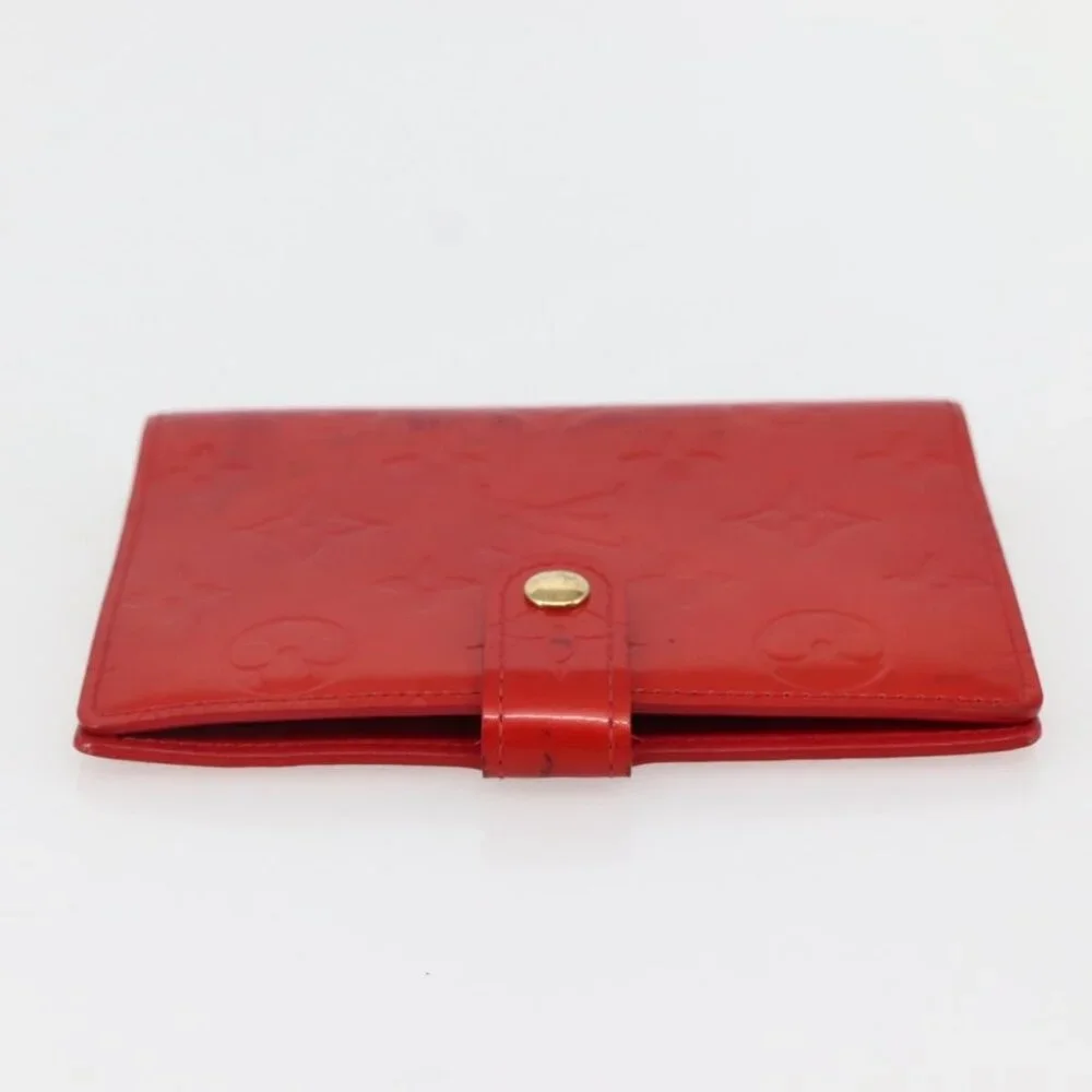 LOUIS VUITTON Monogram Vernis Agenda PM Planner Cover Rouge